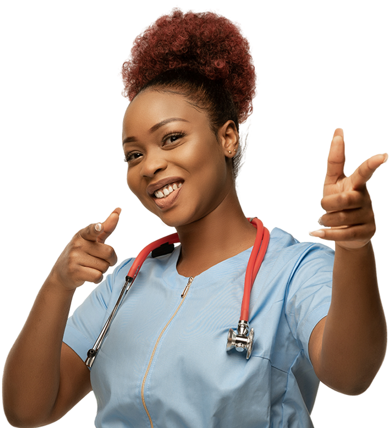 Infirmière souriante