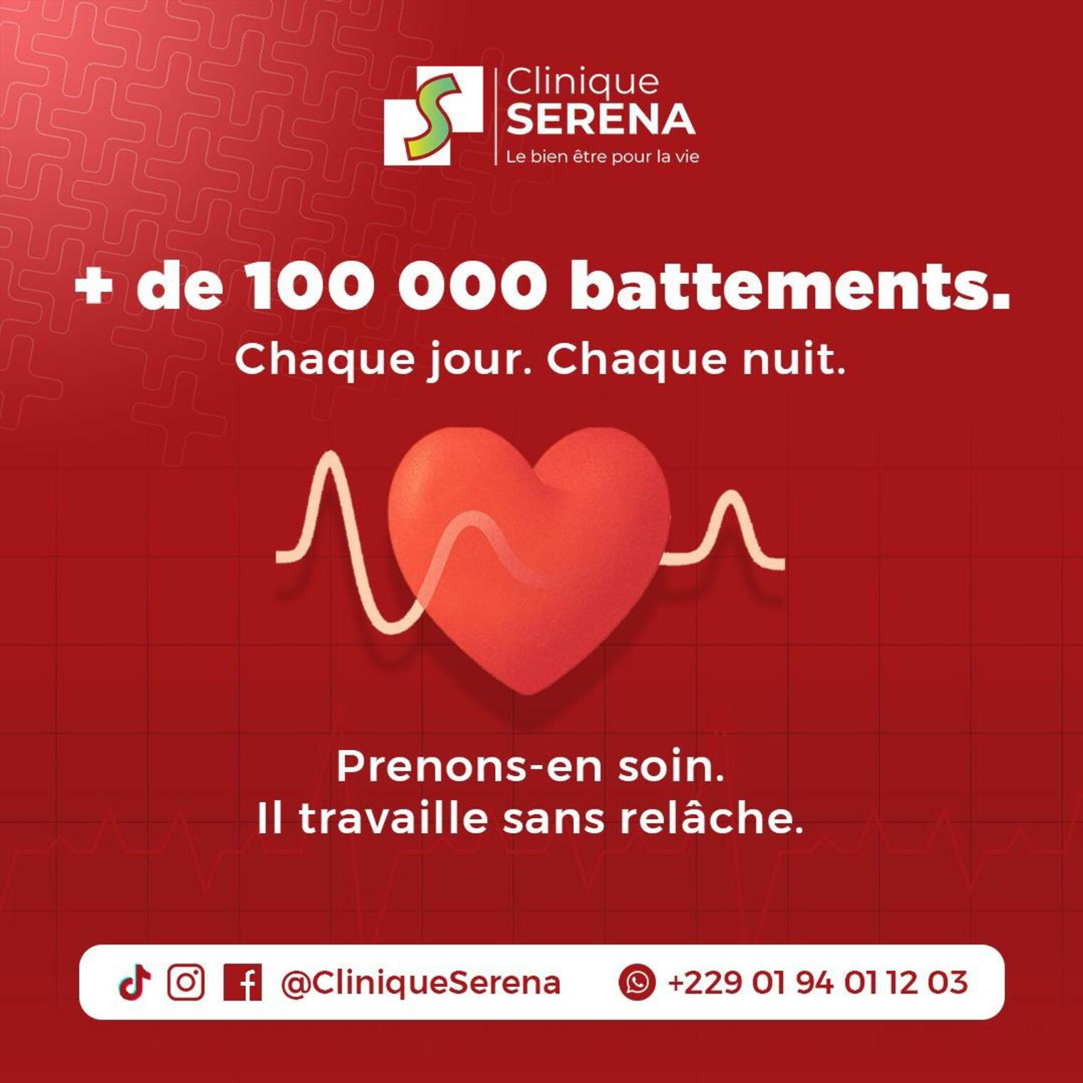 + de 100 000 battements.