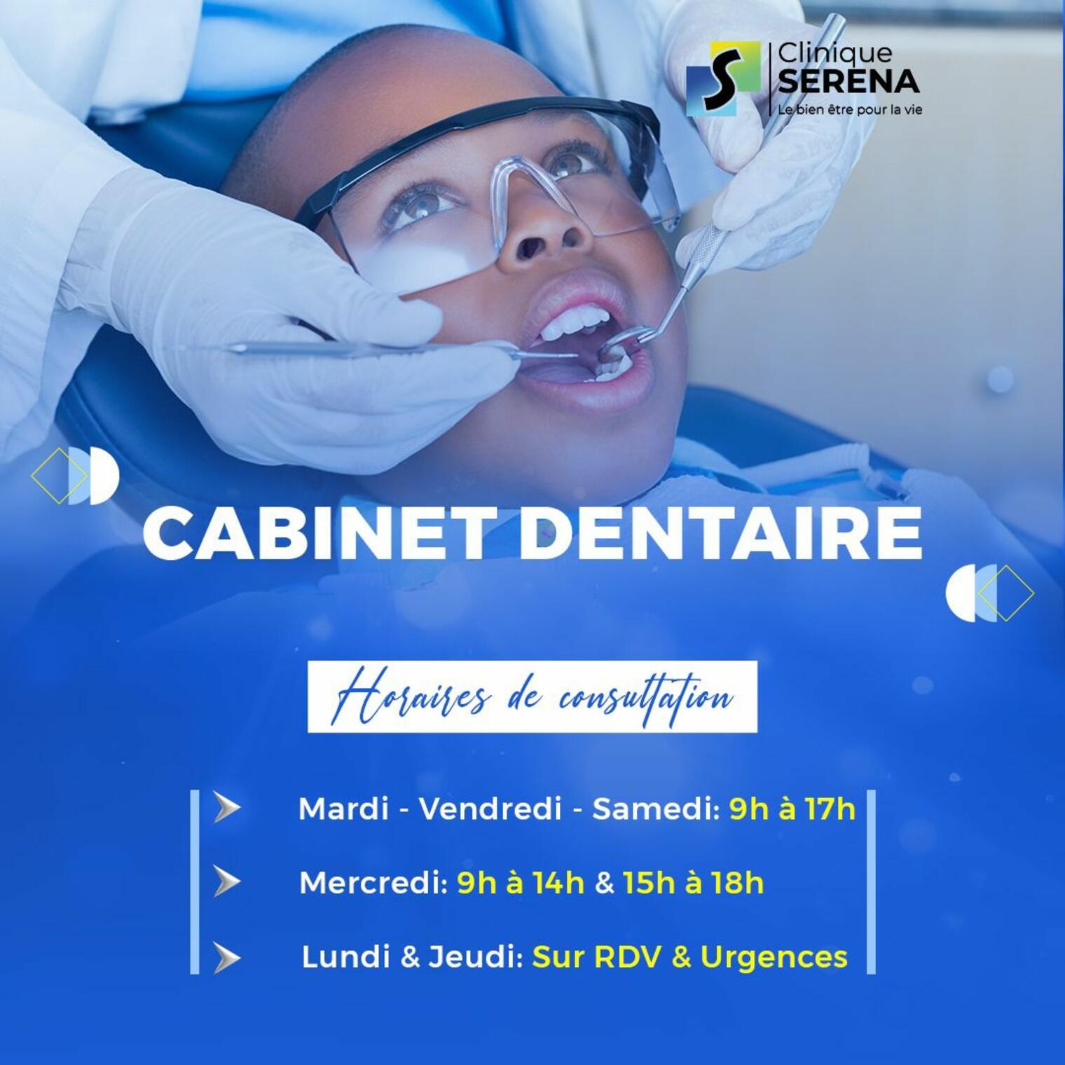 Horaire de consultation - Cabinet dentaire