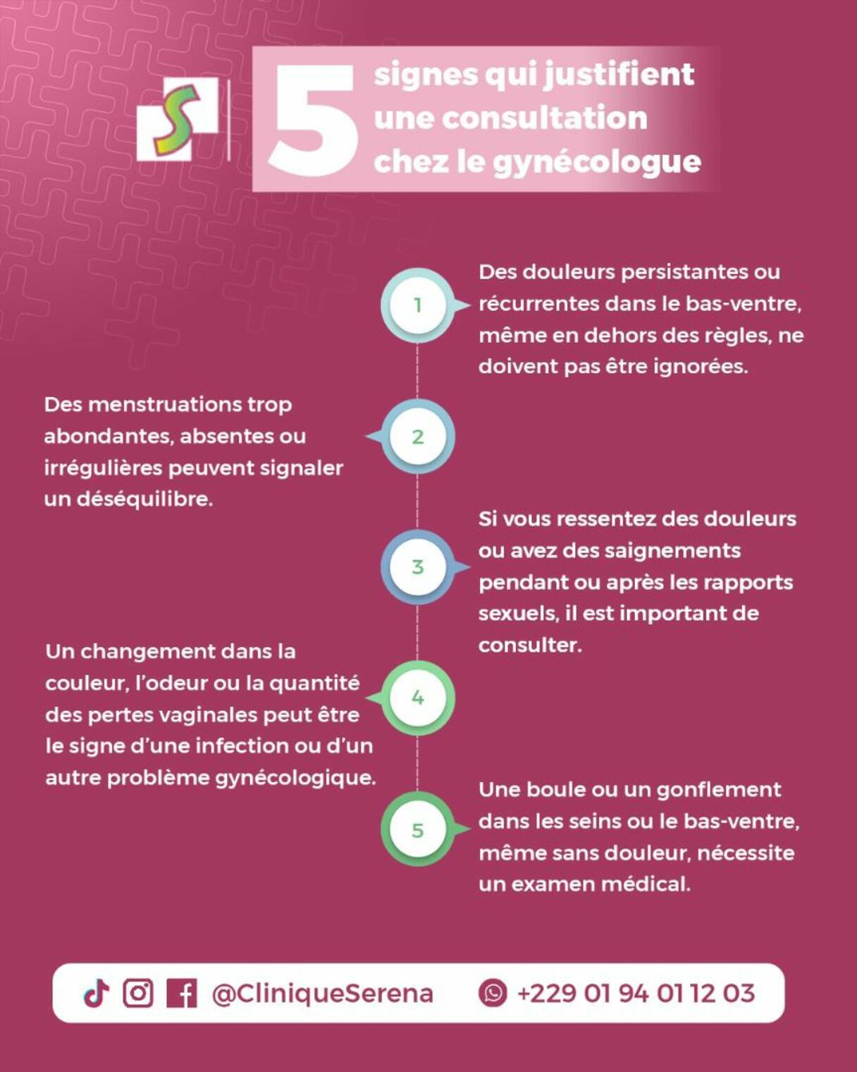 5 signes qui justifient une consultation chez le gynécologue